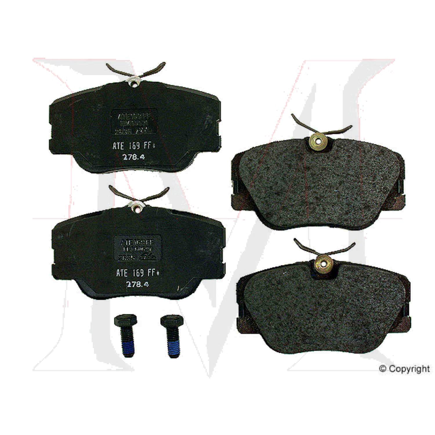 D572A_1 BRAKE PAD SET FRONT