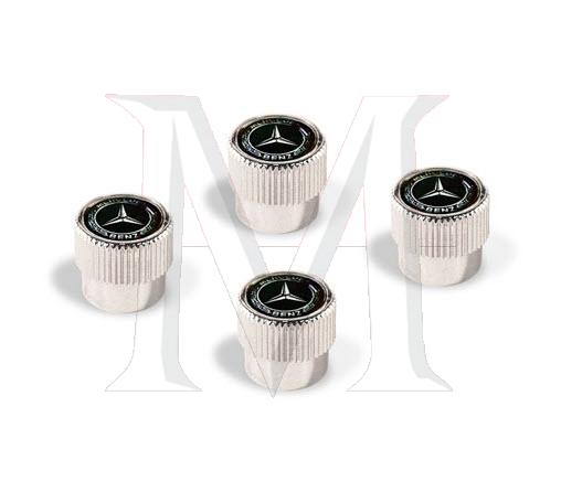 85_0114 Classic Chrome Valve Stem Caps Set of 4