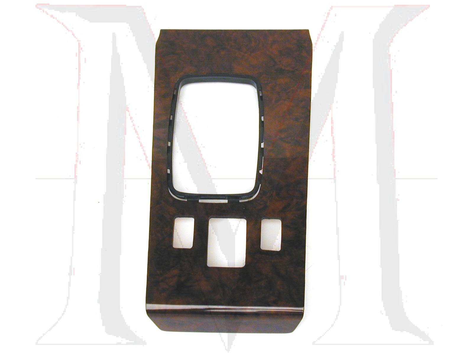 wk-107bc-3 MERCEDES SHIFT CONSOLE BURL WOOD SL (78-81)