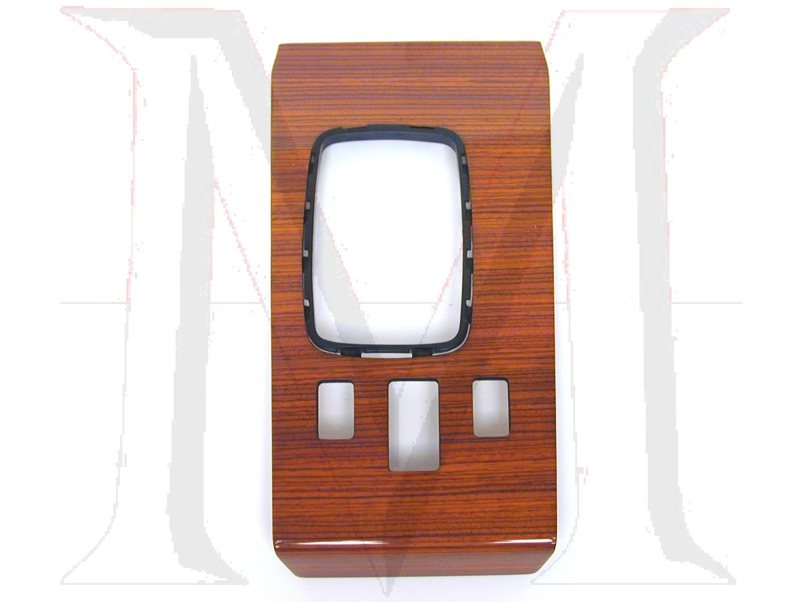 wk-107zc-1 MERCEDES SHIFT CONSOLE ZEBRANO WOOD SL (72-74)