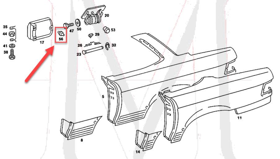 FUEL FLAP BUFFER FUEL FLAP BUFFER