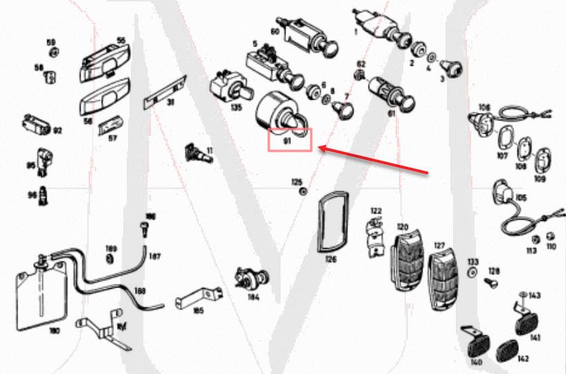 ROTARY HEADLIGHT SWITCH