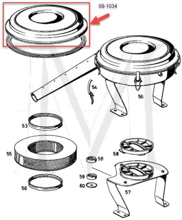 COVER W/O SEALING RING