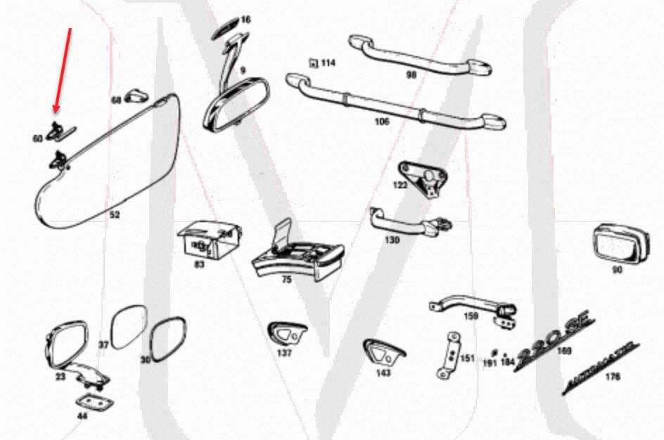 PLATE, LEFT SUN VISOR