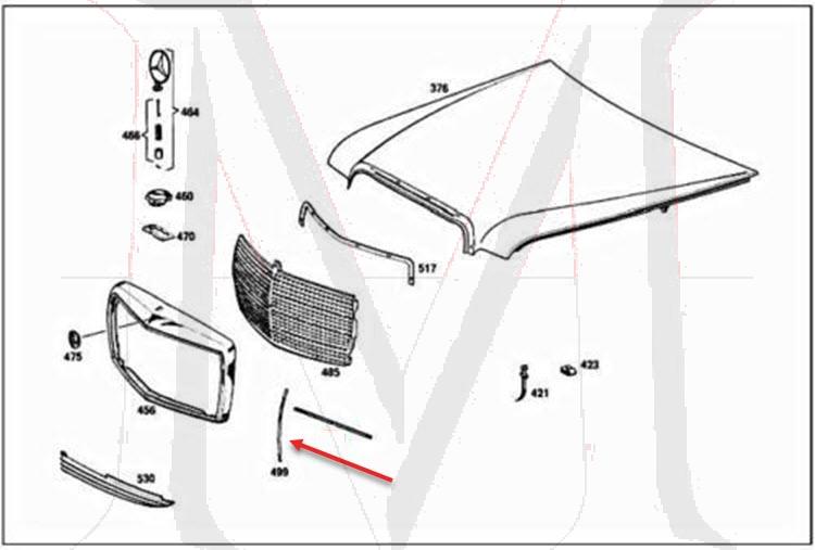 88_5024_4 MOULDING,GRILLE VERTICAL