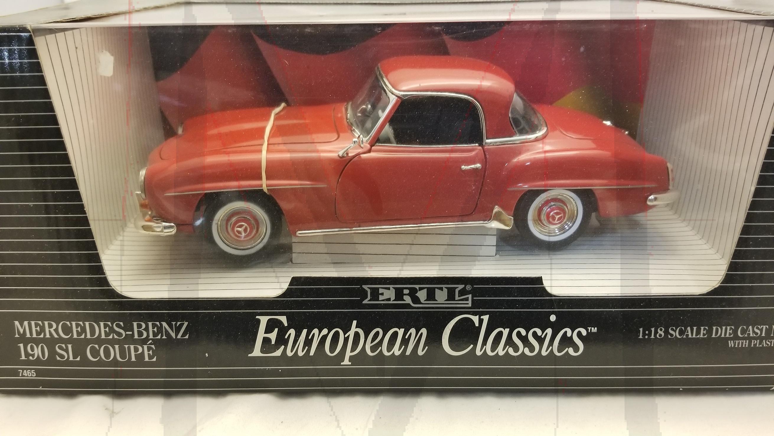 20210221_154555 ERTL ERUOPEAN CLASSIC 1/18 190SL IN RED
