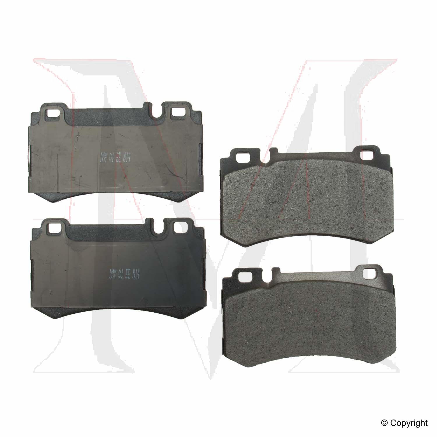 D8984SM_1 BRAKE PAD SET REAR
