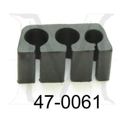 47-0061 190SL METAL FUEL LINE RUBBER