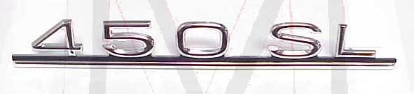 81-3017 450SL TRUNK EMBLEM