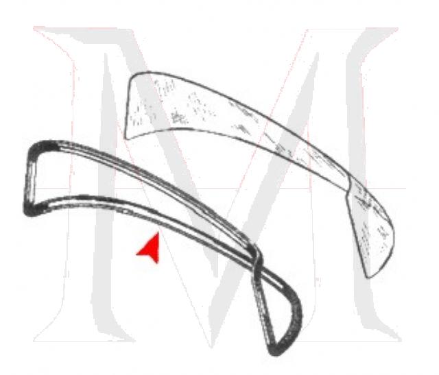 67-8006 REAR BACK GLASS SEAL