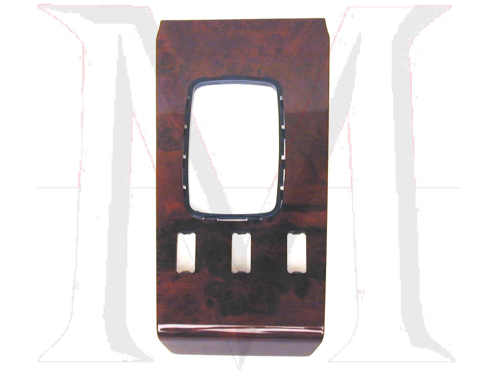 wk-107bc-4 SHIFT CONSOLE BURL WOOD