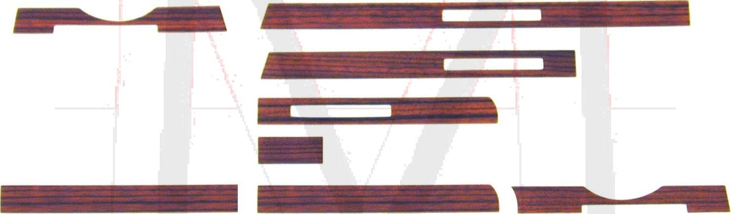 68_3075 ZEBRANO WOOD DASH STRIP SET