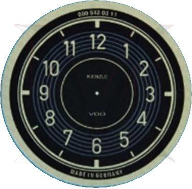 CLOCK DIAL FACE - 190SL