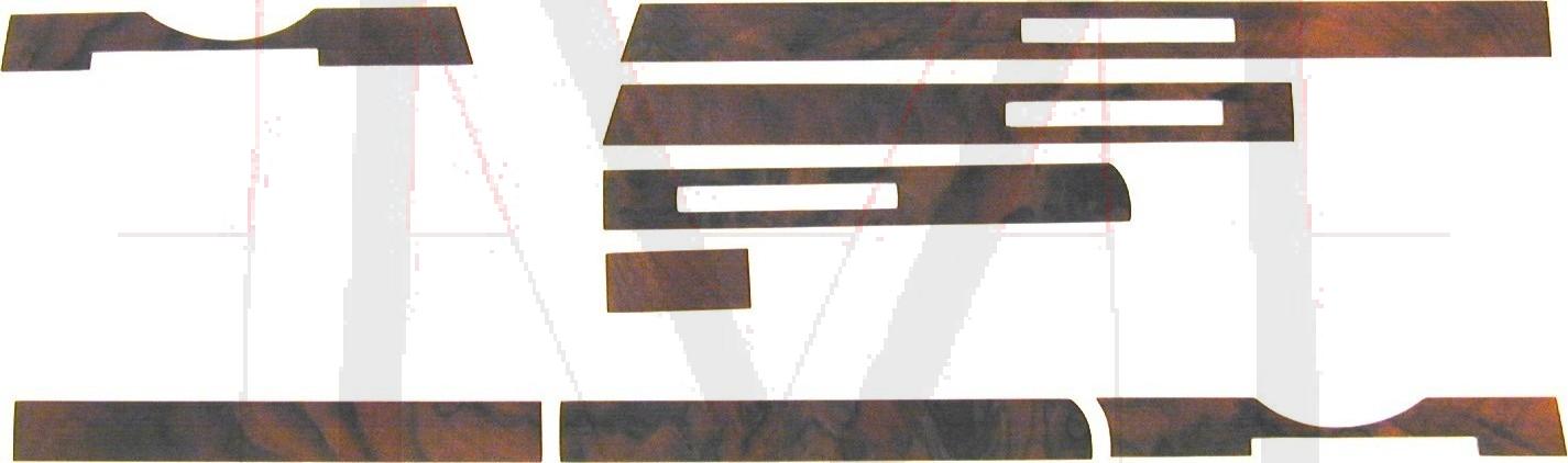 68_3049 BURL WOOD DASH STRIP SET