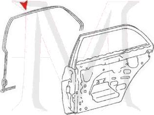 1267300178_1 LEFT REAR DOOR SEAL