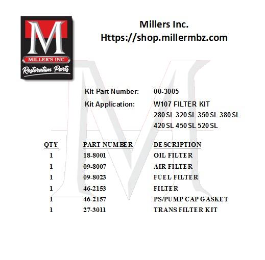 00_3005 107 FILTER KIT