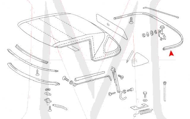 77-3020 SOFT TOP BASE SEAL