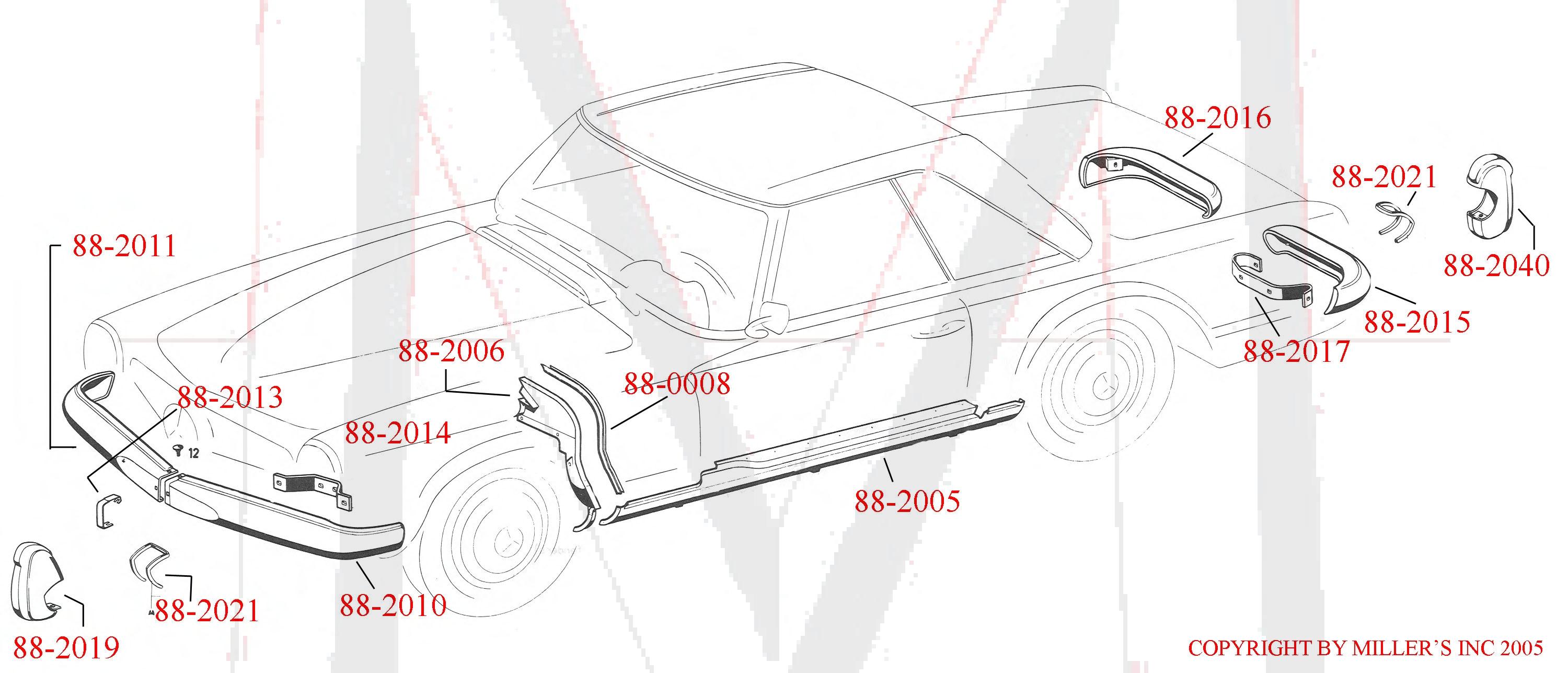 88-2019r BUMPER GUARD FRONT