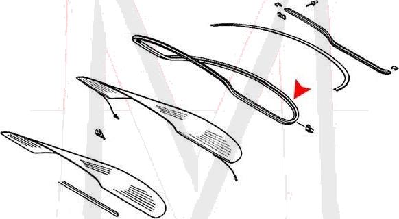 67_8112_1 BACK GLASS SEAL