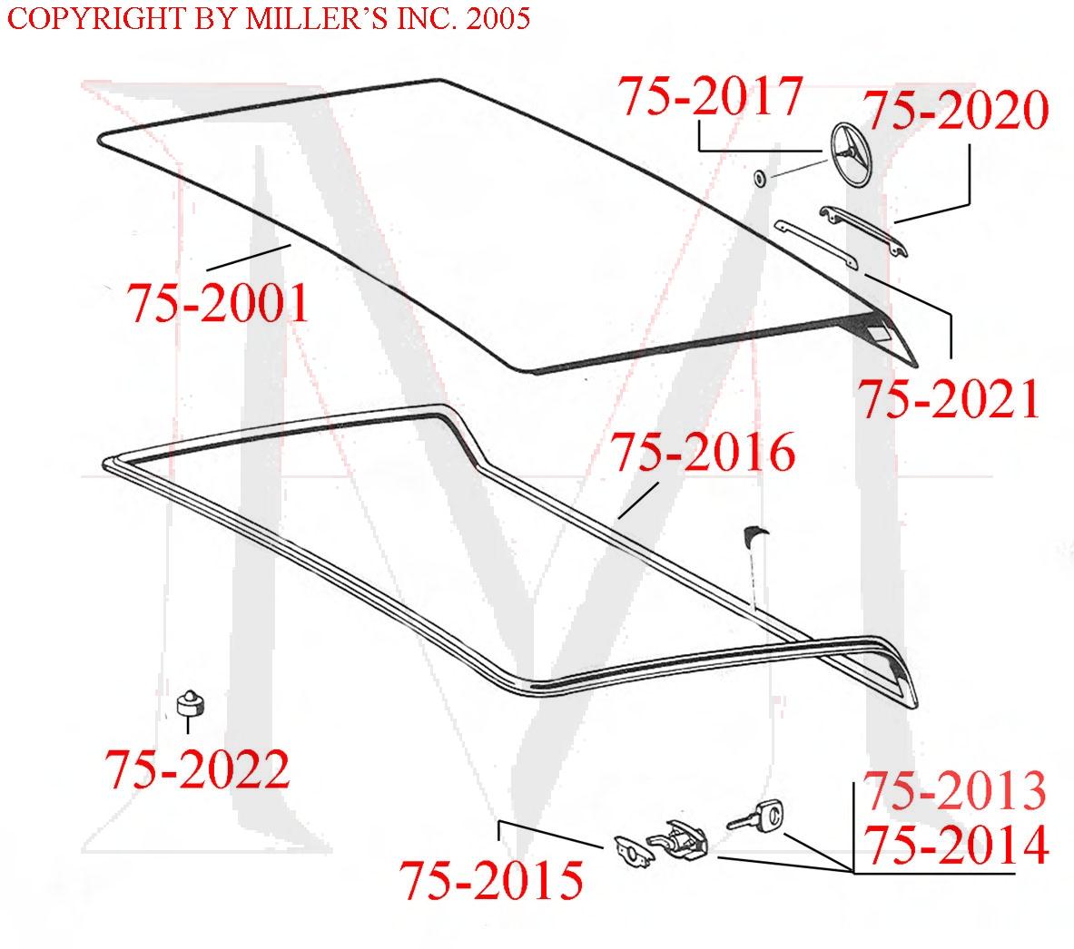 75-2014WsED2N17Os04Z LATCH TYPE TRUNK LOCK