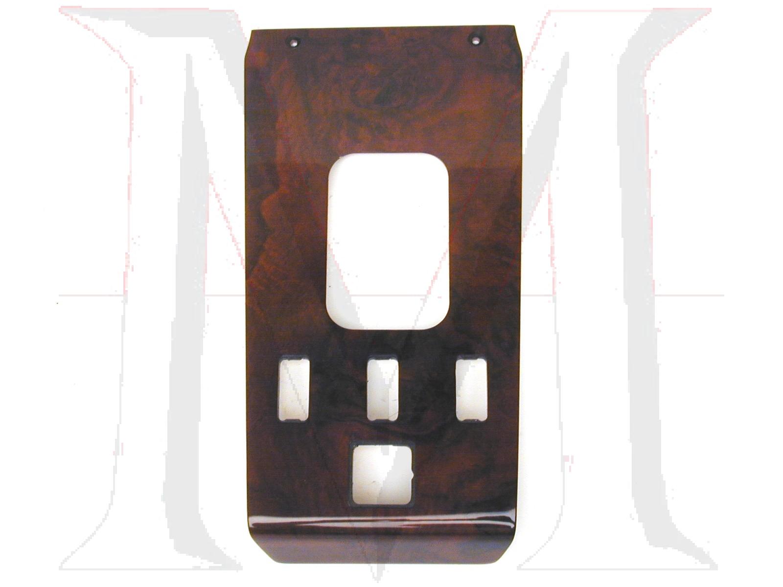 wk-107bc-6 MERCEDES SHIFT CONSOLE BURL WOOD SL (86-89)
