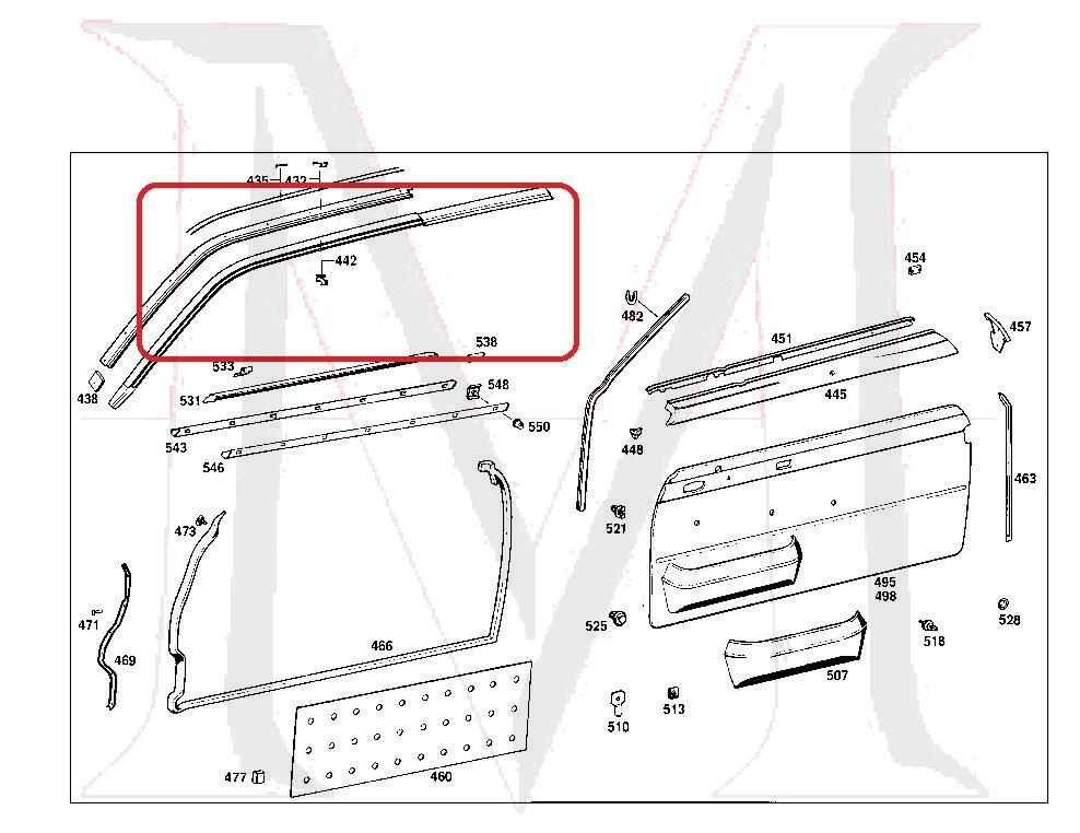 72_8123_3HdKbr9gTKhh4u DOOR SEAL, WINDOW TO ROOF RIGHT