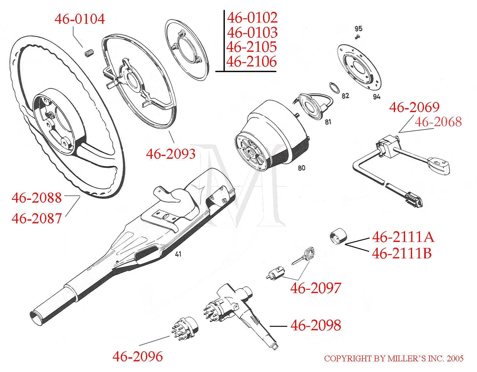 46-2069 TURN SIGNAL SWITCH (LONG)