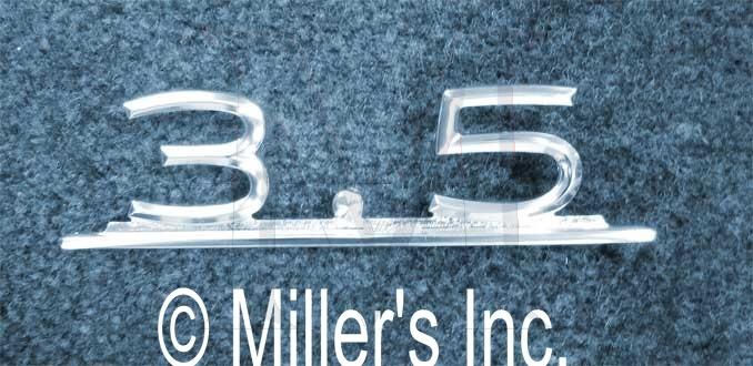 81-8100 "3.5" TRUNK EMBLEM