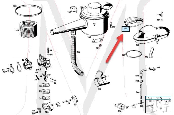 09_3141_3 AIR FILTER HOSE,LARGE/SMALL